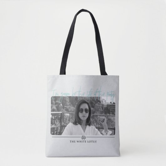 Het leven van de partij - De witte lotus Tote Bag (Voorkant)