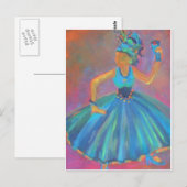 Het leven van de Partij! door Deb Magelssen Studio Briefkaart (Voorkant / Achterkant)