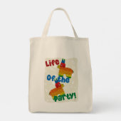 Het leven van de partij Funny Pinata Cartoon Art Tote Bag (Achterkant)