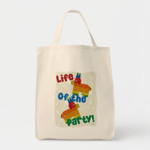 Het leven van de partij Funny Pinata Cartoon Art Tote Bag