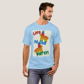 Het leven van de partij Grappig Verjaardag Pinata  T-shirt (Voorkant volledig)