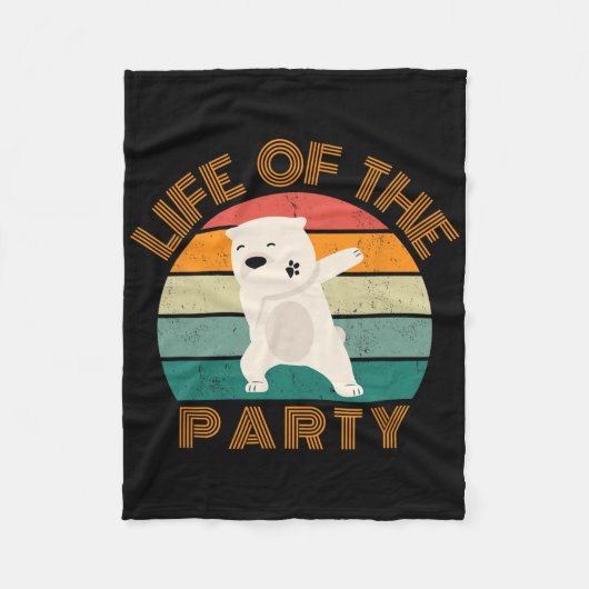 Het leven van de party dance fleece deken (Voorkant)