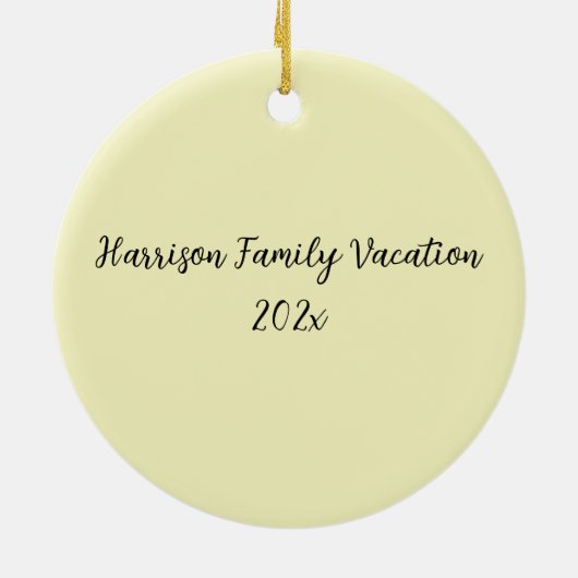 Het leven van de rivier | Leuke luiaard aangepaste Keramisch Ornament (Achterkant)