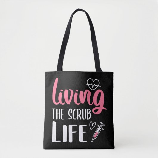 Het leven van de Scrub-verpleegster die het leven Tote Bag (Voorkant)