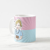 Het leven van de Scrub | Zuster, zorgverlener, art Koffiemok (Voorkant links)