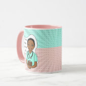 Het leven van de Scrub | Zuster, zorgverlener, art Mok (Voorkant links)