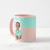 Het leven van de Scrub | Zuster, zorgverlener, art Mok (Voorkant links)