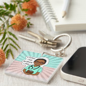 Het leven van de Scrub | Zuster, zorgverlener, art Sleutelhanger (Voorkant Rechts)