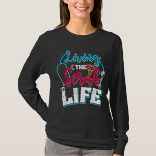 Het leven van de scrubs leven verpleegkundige t-shirt