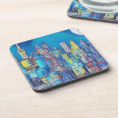 Het leven van de stad bij de onderzetters van de n (Linkerzijde)