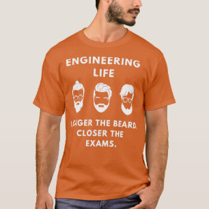 Het leven van de techniek langer de baard t-shirt