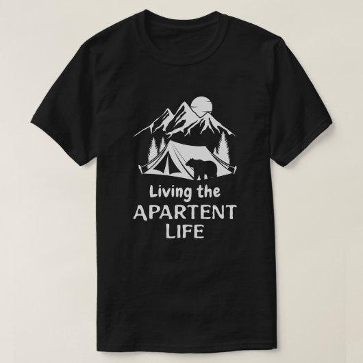 Het leven van de tent T-Shirt (Design voorkant)