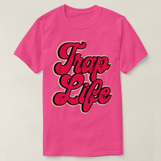 Het leven van de valmuziekval t-shirt (Design voorkant)