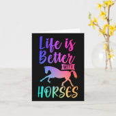 Het leven van de verklikkers is beter met paardenr kaart (Gele Bloem)