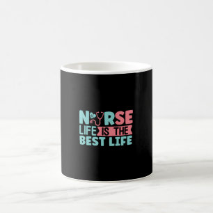 Het leven van de verpleegster is het beste koffiemok