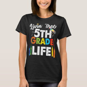Het leven van de vijfde klas, de vijfde klas terug t-shirt