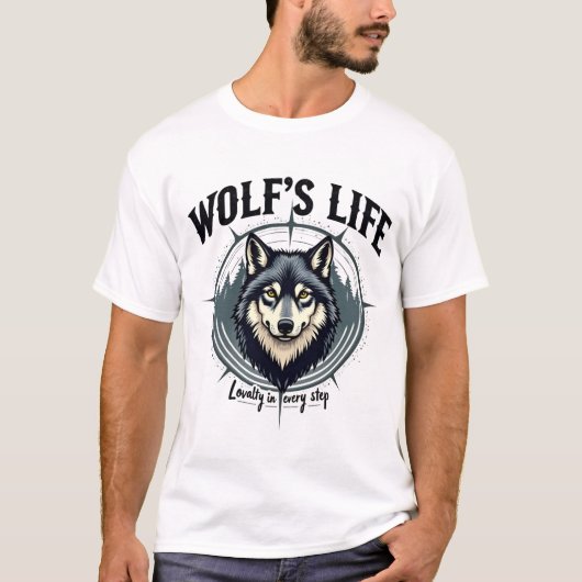 Het leven van de wolf in elke t-shirt (Voorkant)