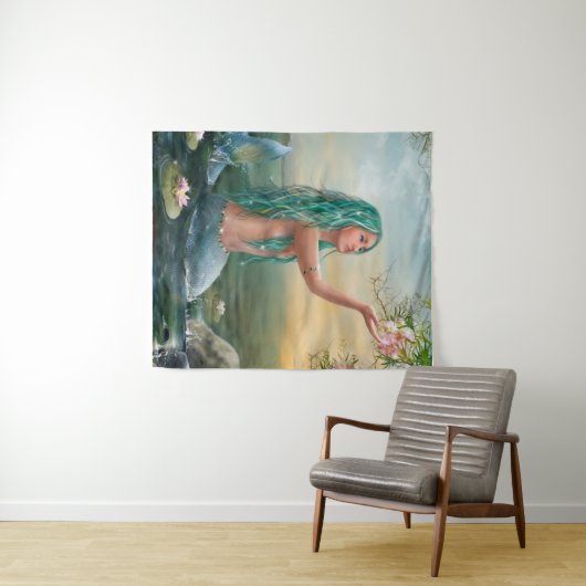 Het leven van de Zeemeermin Wandkleed (In Situ (horizontaal))