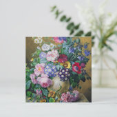 Het leven van de zomerbloemen kaart (Staand voorkant)