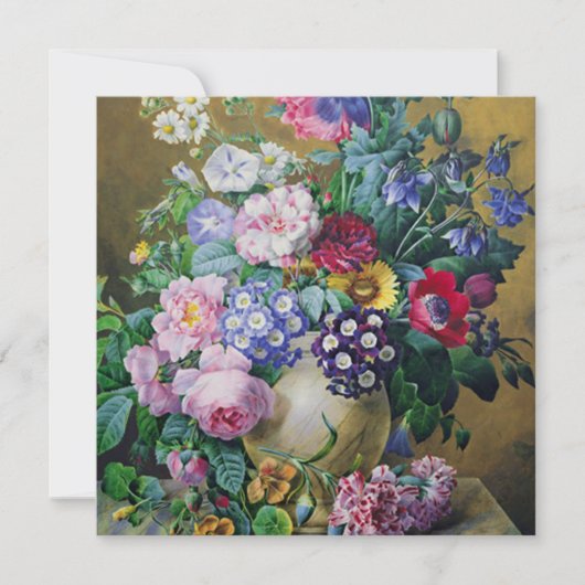 Het leven van de zomerbloemen kaart (Voorkant)