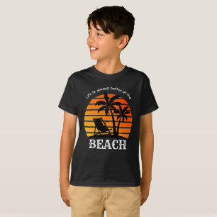Het leven van de zomervakantie is altijd beter bij t-shirt