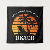 Het leven van de zomervakantie is altijd beter bij wandkleed (Voorkant)