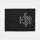 Het leven van die Basketball mama Fleece Deken (Voorkant (Horizontaal))