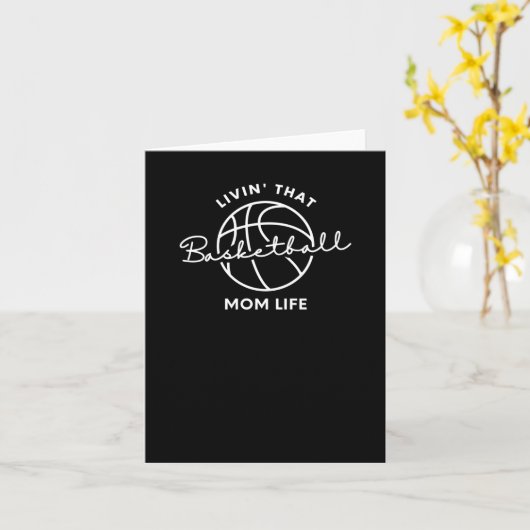 Het leven van die Basketball mama Kaart (Gele Bloem)