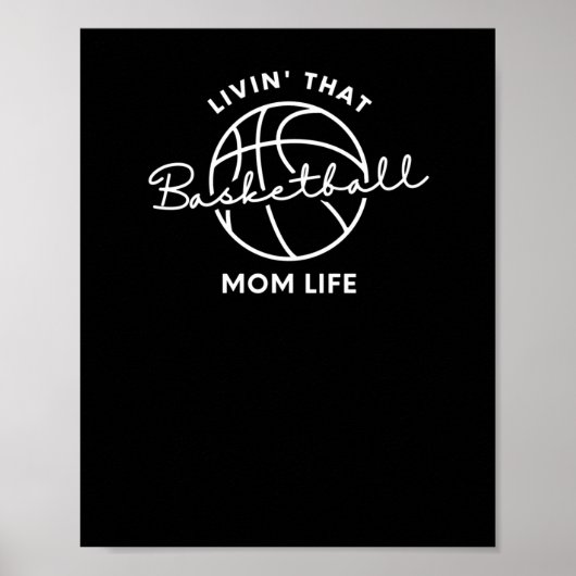 Het leven van die Basketball mama Poster (Voorkant)