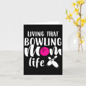 Het leven van die Bowling mama Kaart (Gele Bloem)