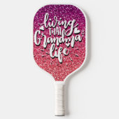 HET LEVEN VAN DIE GRANDMA DOUANESYPOGRAFIE PICKLEBALL PADDLE (Voorkant)