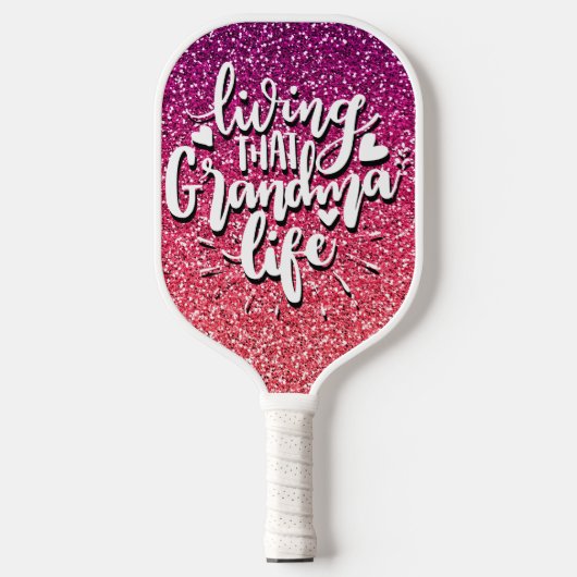 HET LEVEN VAN DIE GRANDMA DOUANESYPOGRAFIE PICKLEBALL PADDLE (Voorkant)