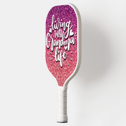 HET LEVEN VAN DIE GRANDMA DOUANESYPOGRAFIE PICKLEBALL PADDLE (Links)