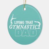 Het leven van die gymnastiek vader, Gymnastiek Lov Keramisch Ornament (Links)