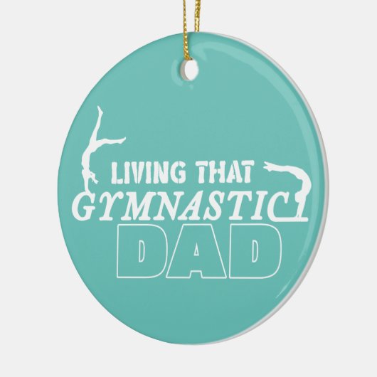 Het leven van die gymnastiek vader, Gymnastiek Lov Keramisch Ornament (Links)