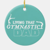 Het leven van die gymnastiek vader, Gymnastiek Lov Keramisch Ornament (Achterkant)