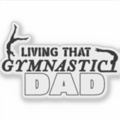 Het leven van die gymnastiek vader, Gymnastiek Lov Sticker (Voorkant)