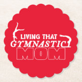 Het leven van die gymnastiekmoeder, Gymnastiek Lov Kartonnen Onderzetters (Voorkant)