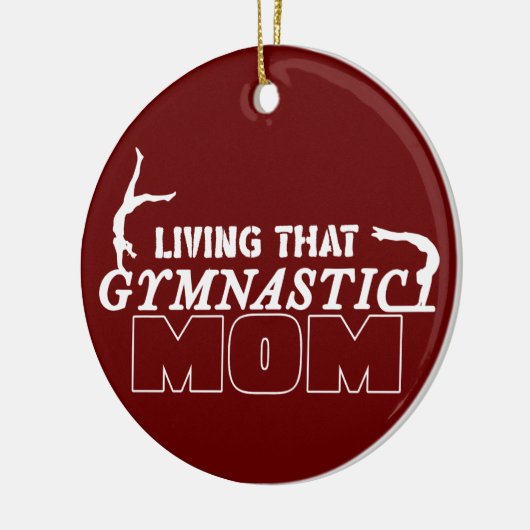 Het leven van die gymnastiekmoeder, Gymnastiek Lov Keramisch Ornament (Links)