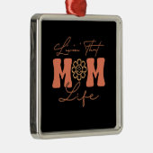 Het leven van die moeder metalen ornament (Rechts)