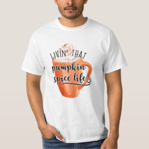 Het leven van die pompoen t-shirt