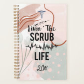 Het leven van die Scrub Life Mid Century Moderne V Planner (Voorkant)