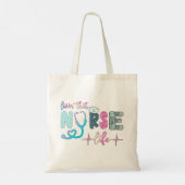 Het leven van die verpleegster tote bag (Achterkant)