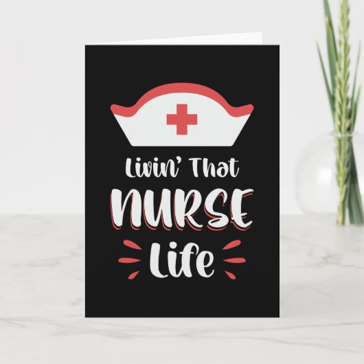 Het leven van die verpleegsters voor medische nood kaart (Voorkant)