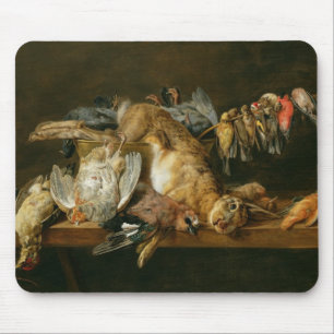 Het leven van dode vogels en een haas op tafel muismat