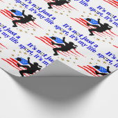 HET LEVEN VAN EEN AMERIKAANSE VOETBALLER ONTWERP CADEAUPAPIER (Hoek)