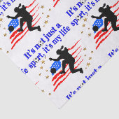 HET LEVEN VAN EEN AMERIKAANSE VOETBALLER ONTWERP TISSUEPAPIER (Detail)