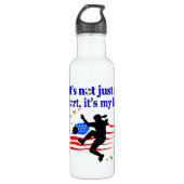 HET LEVEN VAN EEN AMERIKAANSE VOETBALLER ONTWERP WATERFLES  (Voorkant)