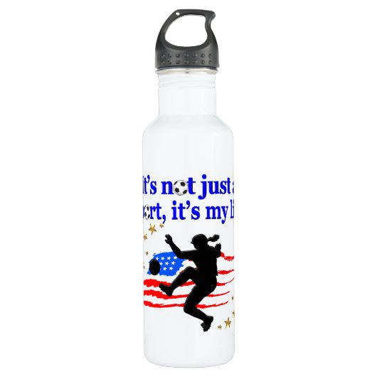 HET LEVEN VAN EEN AMERIKAANSE VOETBALLER ONTWERP WATERFLES  (Voorkant)