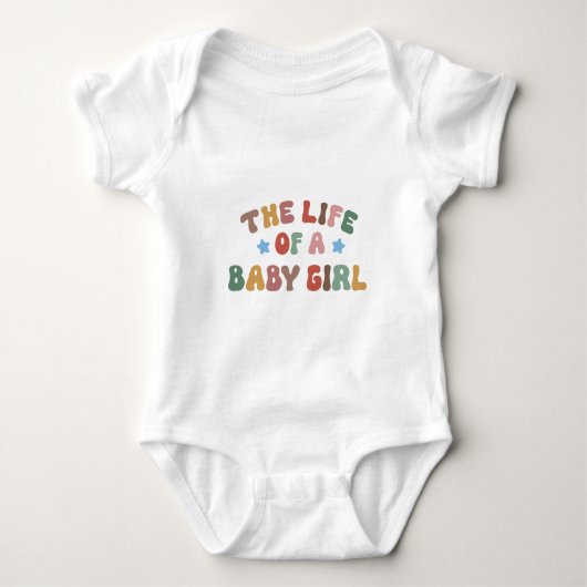 Het leven van een baby meisje romper (Voorkant)